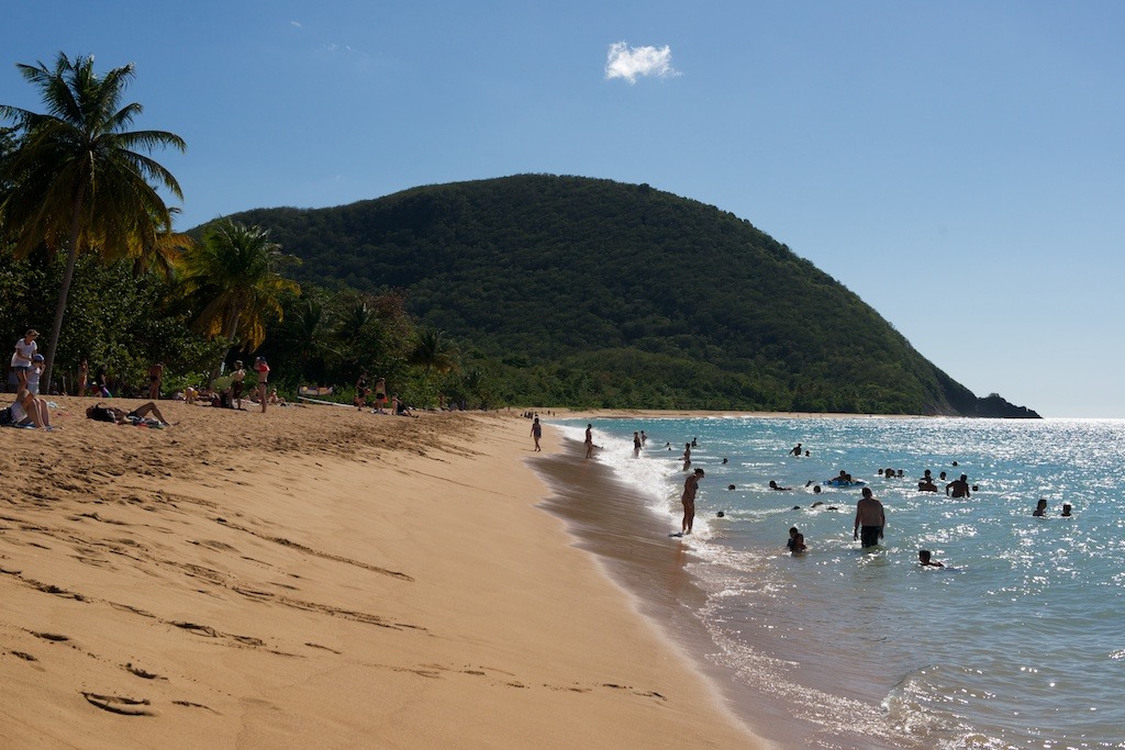 Plage Grande Anse, one of the island's prettiest beaches.