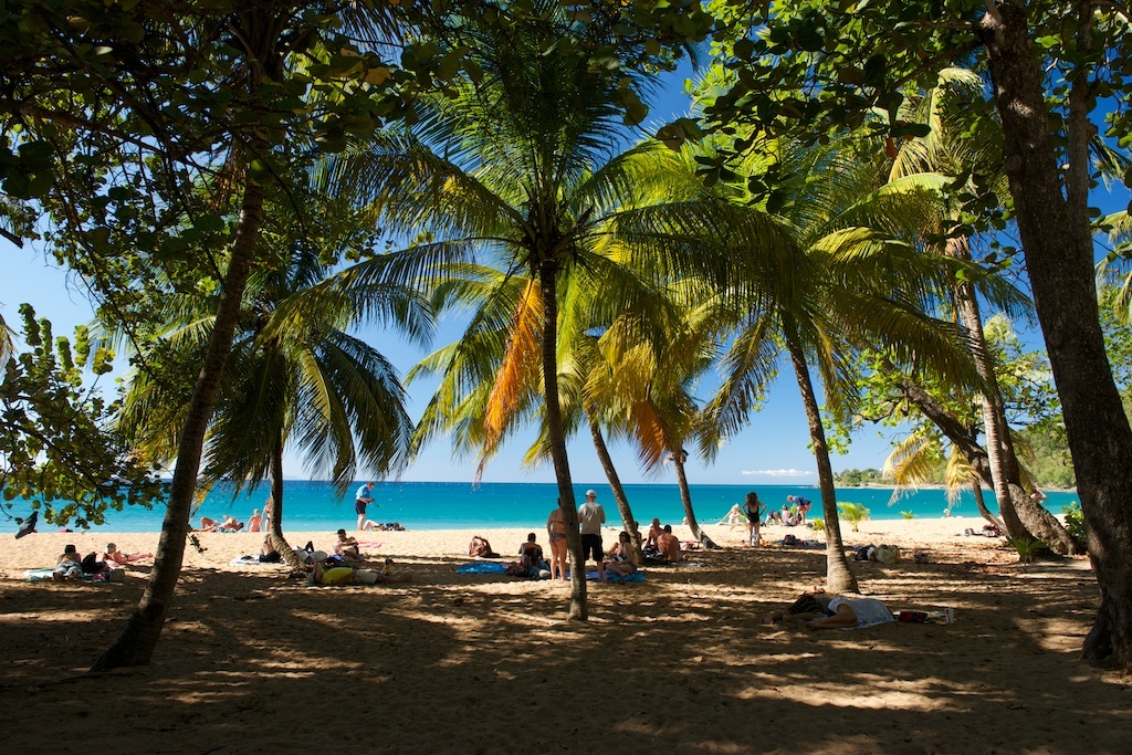 Plage Grande Anse, one of the island's prettiest beaches.